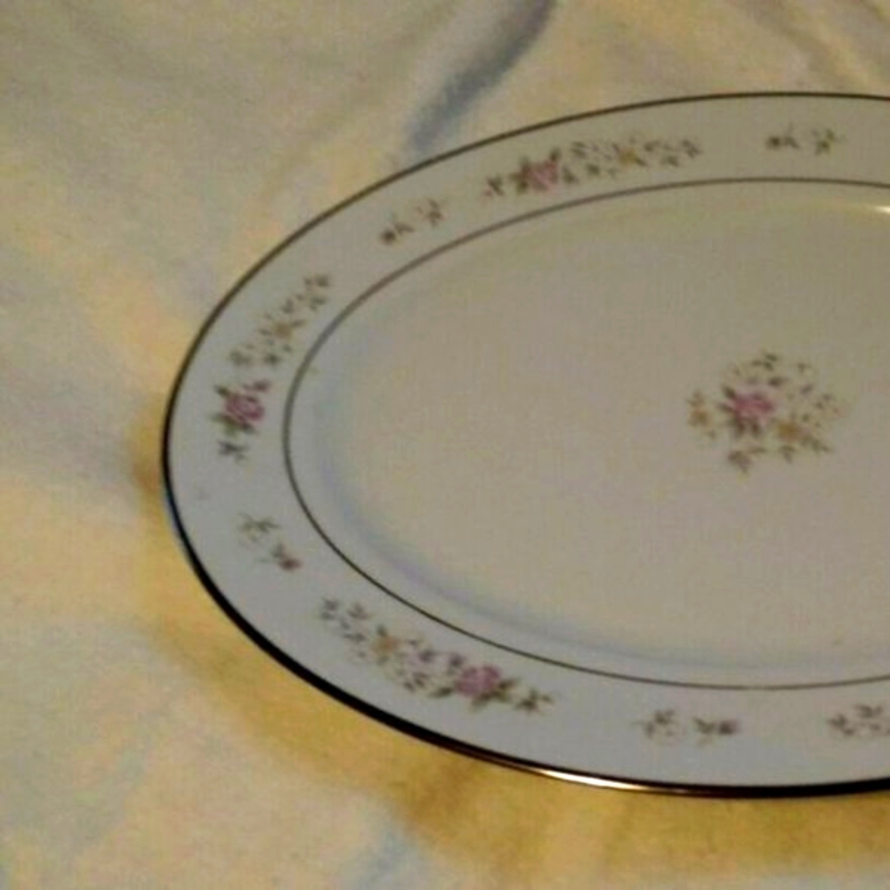 🔥Lenox Vtg. Platter Bouquet Collection Porcelain Imported Platter 14" X 10 - Picture 4 of 16